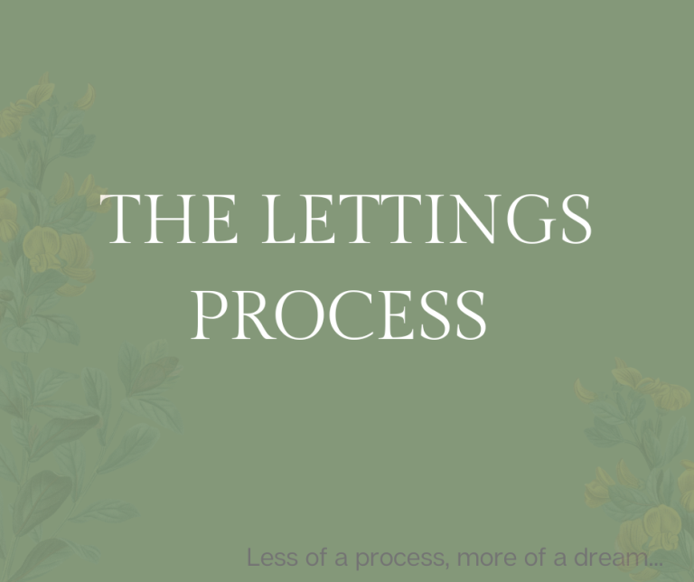 The lettings process